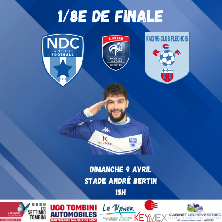 NDC affrontera La Flèche en 1/8 de finale de Coupe des Pays de la Loire