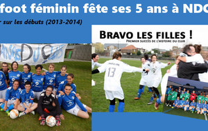 Le foot féminin fête ses 5 ans à NDC !