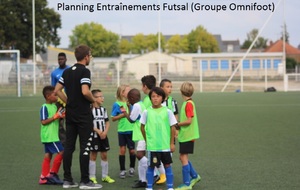 Planning Futsal équipes  omnifoot 