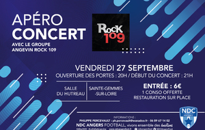 Vendredi 27/09 : Apéro-concert avec Rock 109