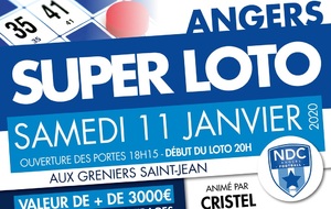 SUPER LOTO samedi 11 janvier 2020 aux Greniers St-Jean