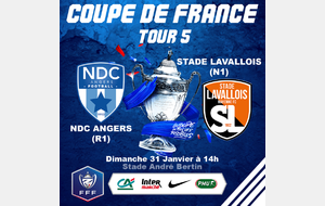 NDC Angers - Stade Lavallois, le 5e tour de Coupe de France enfin programmé !
