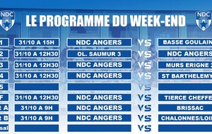 Programme du week-end : six rencontres à domicile ce dimanche !