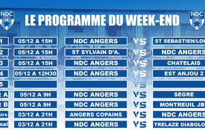 Programme du week-end : 16 matchs à Bertin ce week-end !