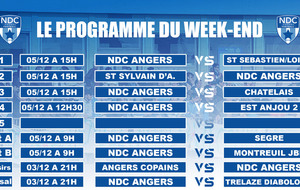 Programme du week-end : 16 matchs à Bertin ce week-end !