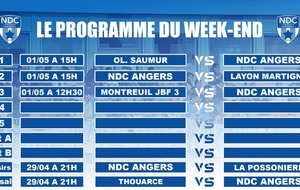 Un samedi chargé à domicile et un dimanche de coupes !