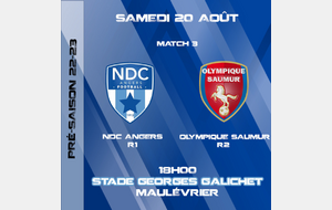 Pré-saison : Les matchs du 19/08 et 20/08