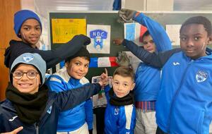 Noël de l'école de football et... allez les Bleus !