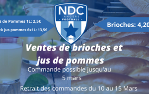 2ème vente de brioches et de jus de pomme !