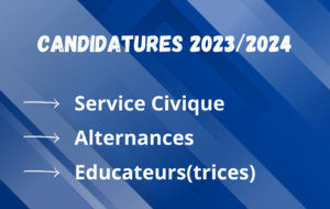 Service Civique, alternances, éducateurs : les candidatures 2023-2024 sont ouvertes
