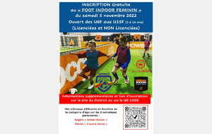 FOOT INDOOR FEMININ (U6F - U11F)