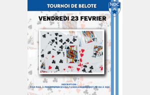 Tournoi de belote !
