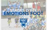 Stage d'été (8-14 ans) : vivez une semaine d'émotions foot à NDC !