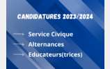 Service Civique, alternances, éducateurs : les candidatures 2023-2024 sont ouvertes