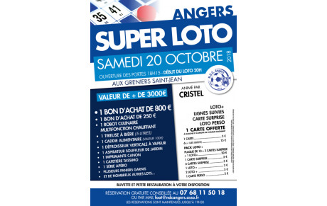 Super Loto le 20 octobre : inscrivez-vous !