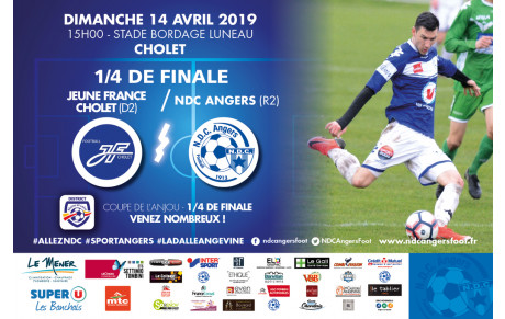 13-14 avril : le défi de l'équipe fanion à la JF Cholet