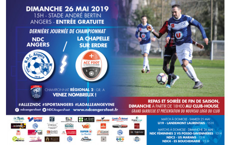25-26 mai : dernier week-end des championnats 2018-2019