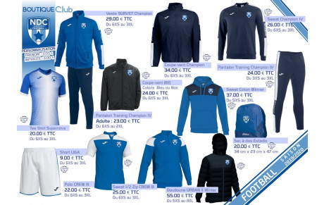 La boutique 2019/2020 est en ligne, découvrez les nouveautés
