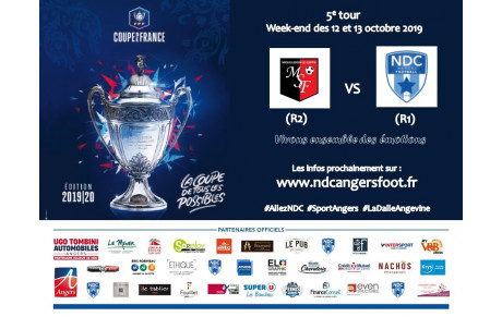 Coupe de France, 5e tour, NDC se déplacera à Mouilleron SF (R2)