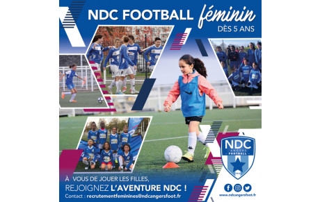 Football féminin à NDC : découvrez l'organisation 2020-2021