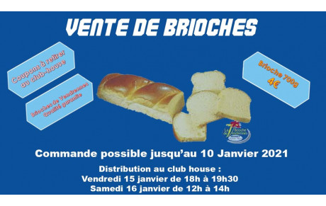Les ventes de brioches de retour à NDC !