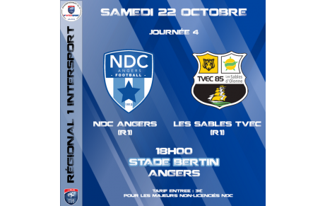 R1- J4 - NDC vs LES SABLES TVEC 85