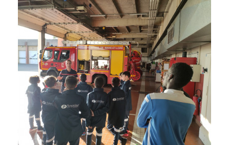 L'Académie en visite chez les pompiers !