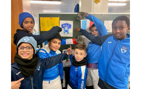 Noël de l'école de football et... allez les Bleus !