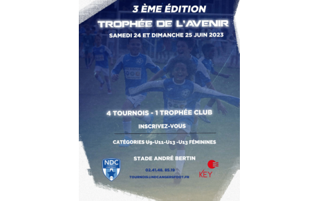 TROPHEE DE L'AVENIR 2023 : Toutes les modalités