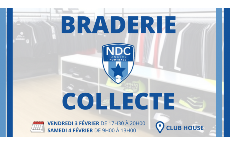 BOUTIQUE : BRADERIE ET COLLECTE