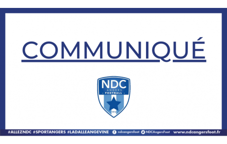 COMMUNIQUE DU CLUB