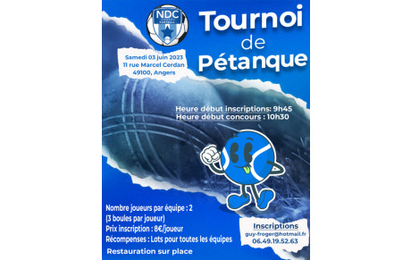 Tournoi de Pétanque