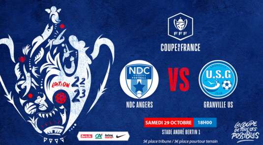 Coupe de France (7T) : BILLETTERIE NDC - GRANVILLE SAMEDI 29/10 - 18H